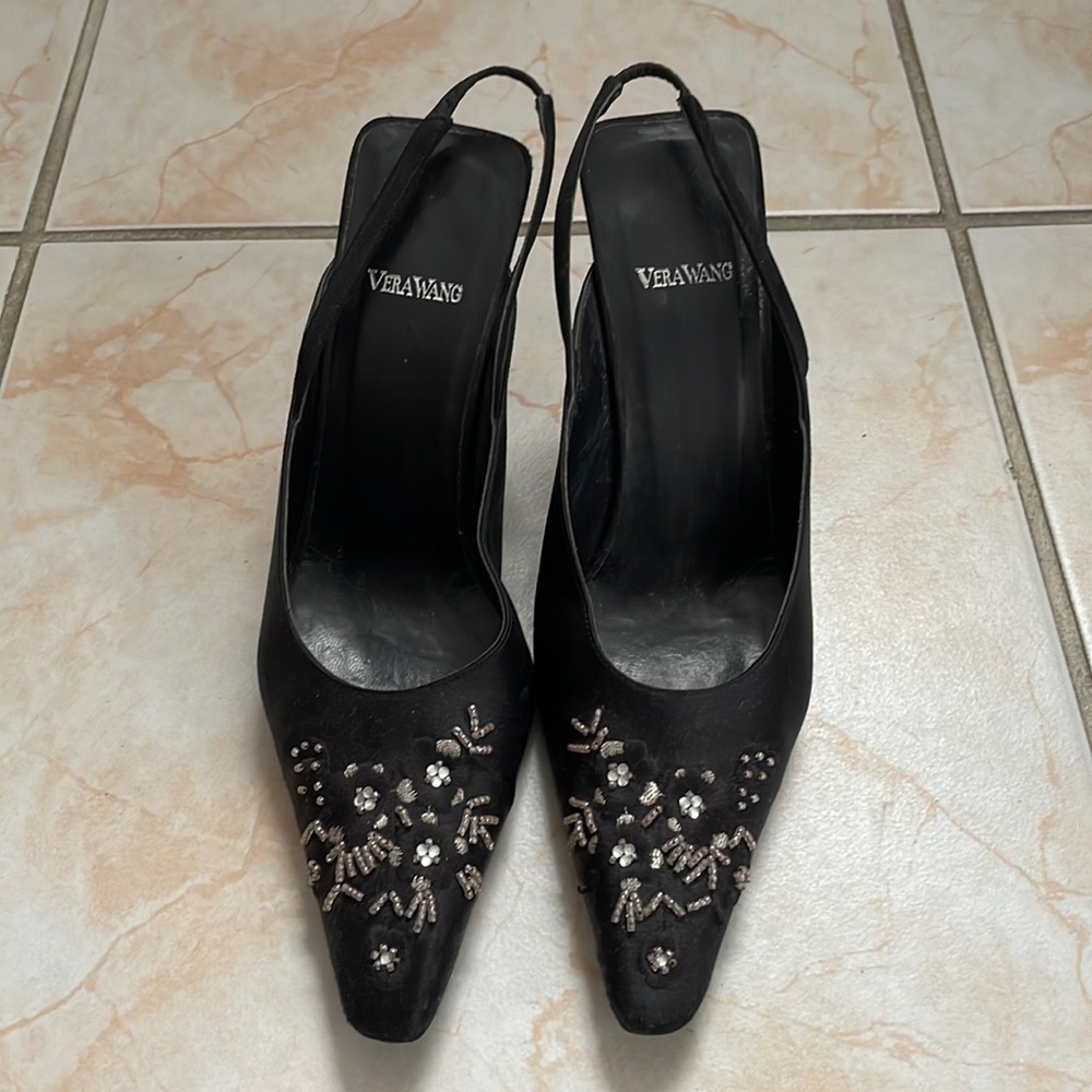 MUST GO BY WEDNESDAY SALE Vera Wang Black Heels